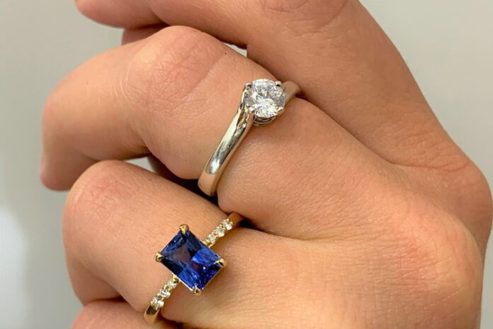 Diamond vs Sapphire Engagement Rings
